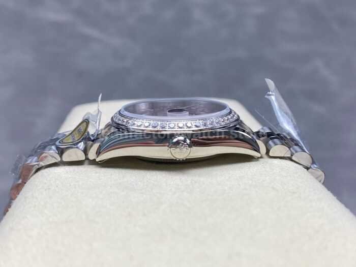 ARF Factory Counterweight Rolex Datejust Jubilee 278384RBR 31mm Diamond Bezel Silver Dial 4 Super Clone Watch,Clean Factory Watch
