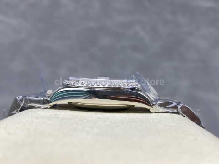 ARF Factory Counterweight Rolex Datejust Oyster 278384RBR 31mm Diamond Bezel Blue Dial 7 Super Clone Watch,Clean Factory Watch