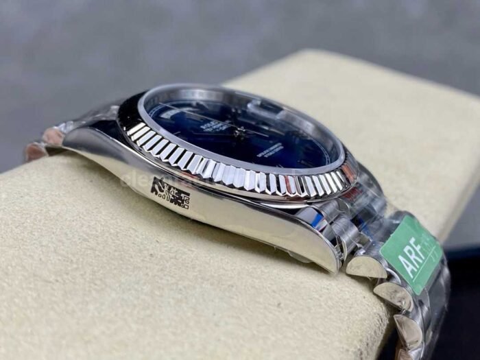 ARF Factory Counterweight Rolex Day-Date 228239-0007 White Gold Roman Numerals Blue Dial - Image 5