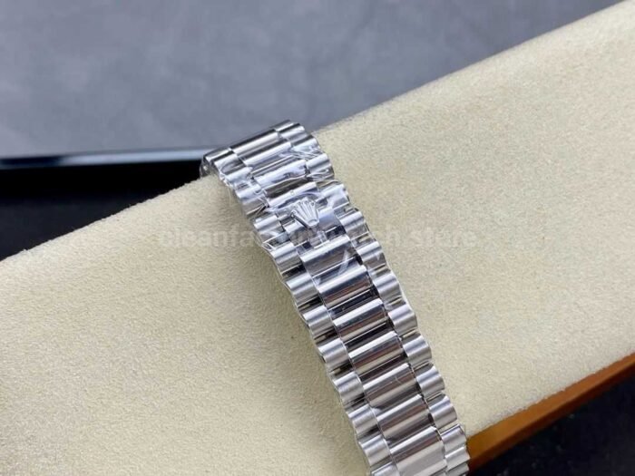 ARF Factory Counterweight Rolex Day-Date 228239 40mm White Gold Roman Numerals White Dial - Image 8