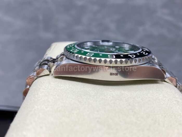 ARF Factory Rolex SPRITE GMT MASTER II 126729VTNR 0002 40mm Full 904L Green Dial Jubilee 6 Super Clone Watch,Clean Factory Watch