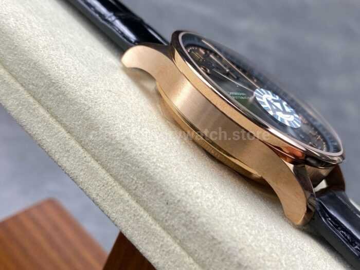 AZ Factory IWC Portuguese Chronograph IW371482 41mm Rose Gold Arabic Numerals Gery Dial 4 Super Clone Watch,Clean Factory Watch