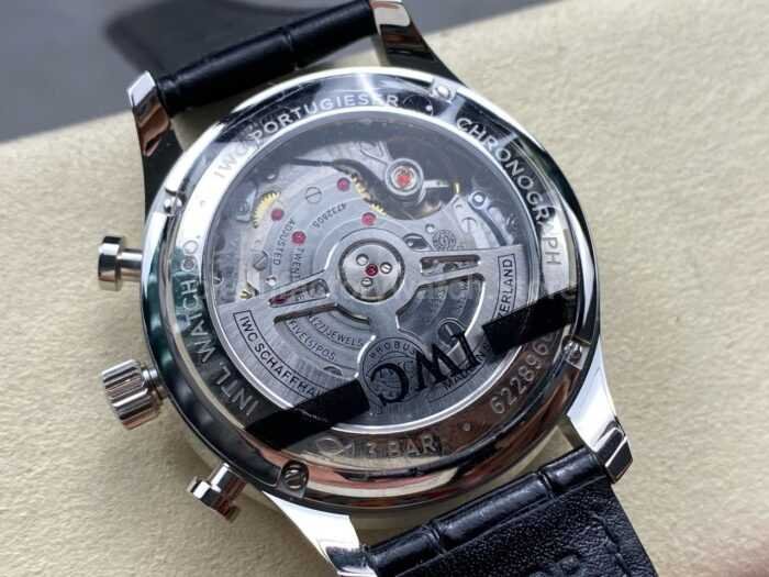 AZ Factory IWC Portuguese Chronograph IW371615 41mm Arabic Numerals Green Dial 7 Super Clone Watch,Clean Factory Watch