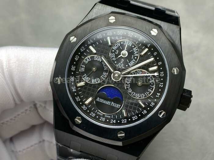 BBR Factory Audemars Piguet Royal Oak Perpetual Calendar 26579CE.OO .1225CE.01 41mm Full Steel Black Dial 1 Super Clone Watch,Clean Factory Watch