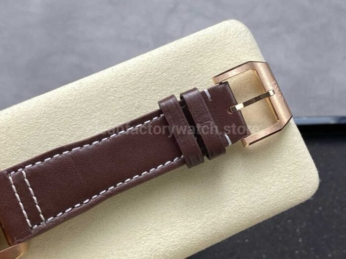 BLS Factory IWC Pilot Chronograph IW388110 41mm Leather Strap Green Dial - Image 8