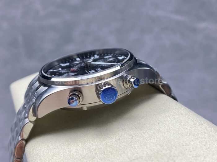 BLS Factory IWC Pilot Chronograph IW388111 41mm Steel Arabic Numerals Black Dial 5 Super Clone Watch,Clean Factory Watch
