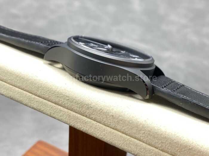 BLS Factory IWC Pilot Chronograph Top Gun IW388106 41mm Leather Strap Black Dial 4 Super Clone Watch,Clean Factory Watch