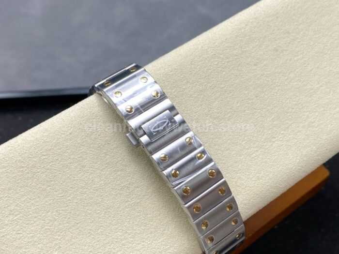 BV Factory Cartier Santos W2SA0016 35.1mm Roman Numerals Silver Dial 6 Super Clone Watch,Clean Factory Watch