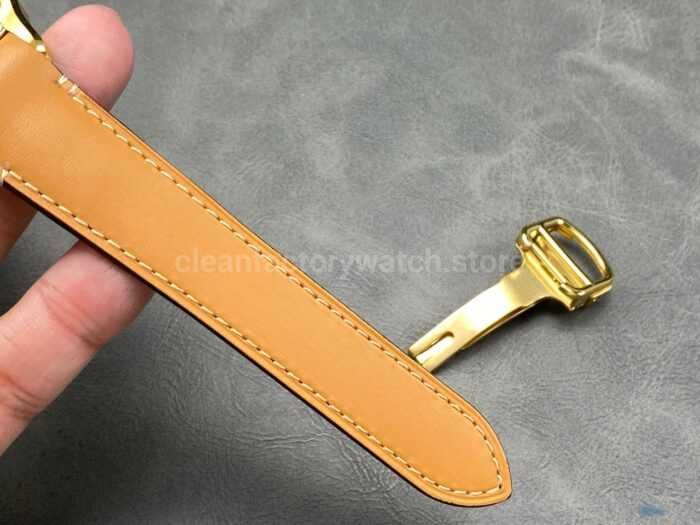 BV Factory Cartier Santos WGSA0029 39.8mm Leather Strap Roman Numerals White Dial 9 Super Clone Watch,Clean Factory Watch
