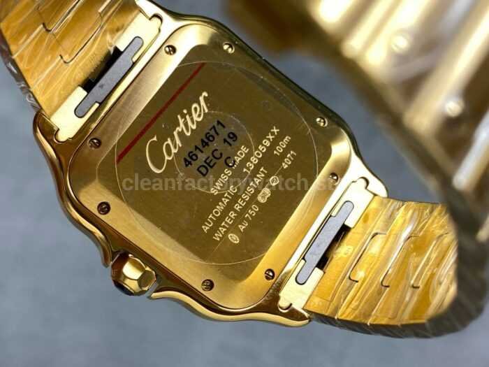 BV Factory Cartier Santos WGSA0029 39.8mm Roman Numerals White Dial 10 Super Clone Watch,Clean Factory Watch