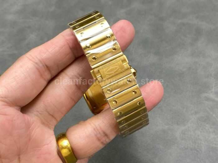 BV Factory Cartier Santos WGSA0029 39.8mm Roman Numerals White Dial 7 Super Clone Watch,Clean Factory Watch