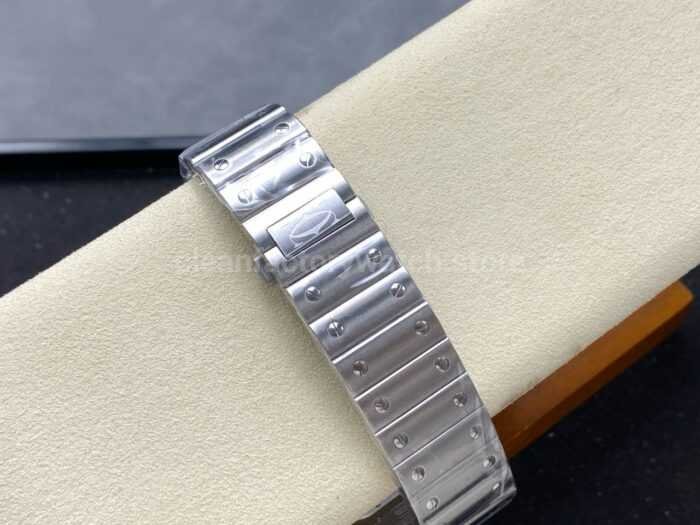 BV Factory Cartier Santos WSSA0064 39.8mm Roman Numerals Brown Dial 7 Super Clone Watch,Clean Factory Watch