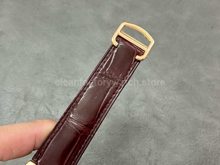 Cartier Ballon Bleu Modification and customization 18k gold-plated moissanous Bezel Silver Dial - Image 8