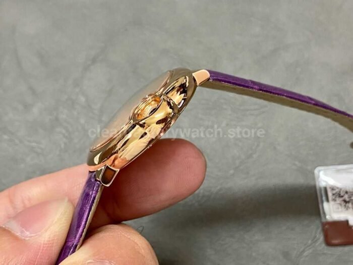 Cartier Ballon Bleu Modification and customization 33mm 18k gold-plated moissanous diamonds Silver Dial - Image 6