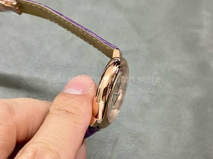 Cartier Ballon Bleu Modification and customization 33mm 18k gold-plated moissanous diamonds Silver Dial - Image 5