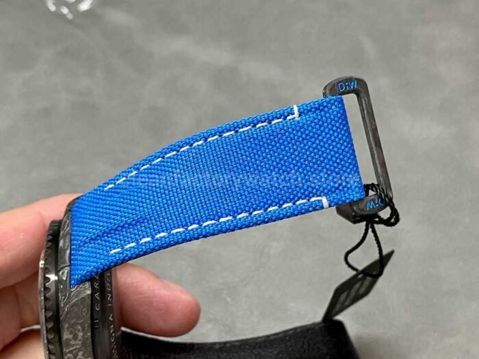 DIW Factory Rolex Sea-Dweller 126600 43mm Limited Edition 40mm Carbon Fiber Canvas Strap Blue Dial - Image 8