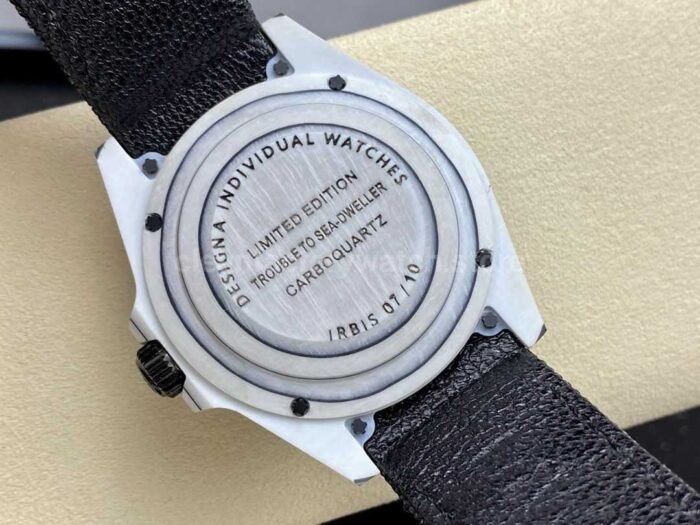 DIW Factory Rolex Sea-Dweller 126600 43mm Limited Edition 40mm Carbon Fiber Canvas Strap Carbon Fiber Dial - Image 7