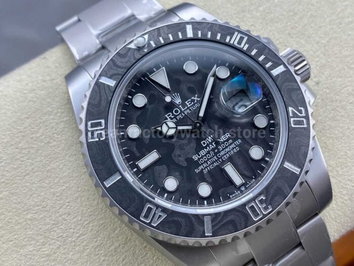 DIW Factory Rolex Submariner Date 116610 Limited Edition 40mm Full 904L Carbon Fiber Dial - Image 2