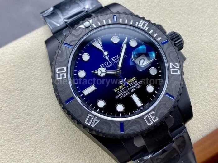 DIW Factory Rolex Submariner Date 116610 Limited Edition 40mm Full 904L Gradient Blue Dial - Image 2