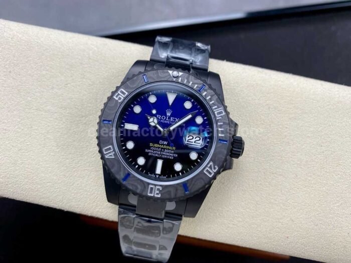 DIW Factory Rolex Submariner Date 116610 Limited Edition 40mm Full 904L Gradient Blue Dial - Image 4