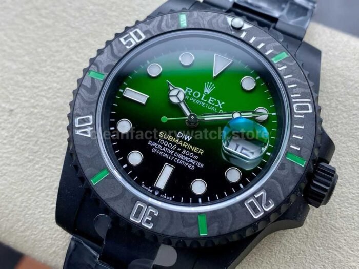 DIW Factory Rolex Submariner Date 116610 Limited Edition 40mm Full 904L Gradient Green Dial - Image 3