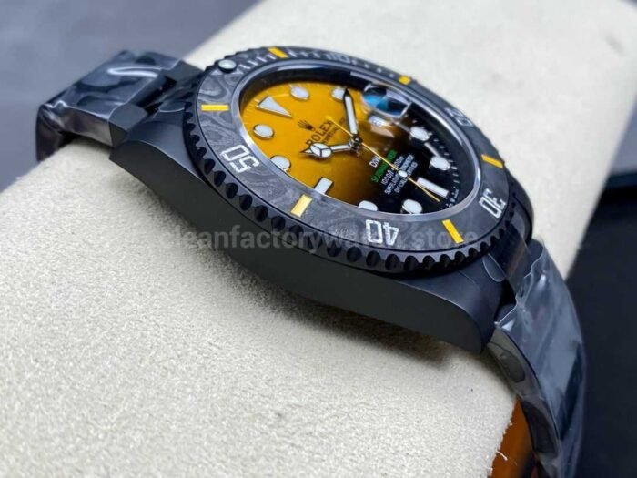 DIW Factory Rolex Submariner Date 116610 Limited Edition 40mm Full 904L Gradient Orange Dial - Image 6