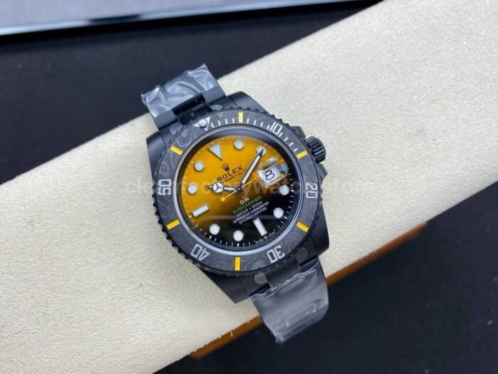 DIW Factory Rolex Submariner Date 116610 Limited Edition 40mm Full 904L Gradient Orange Dial - Image 4