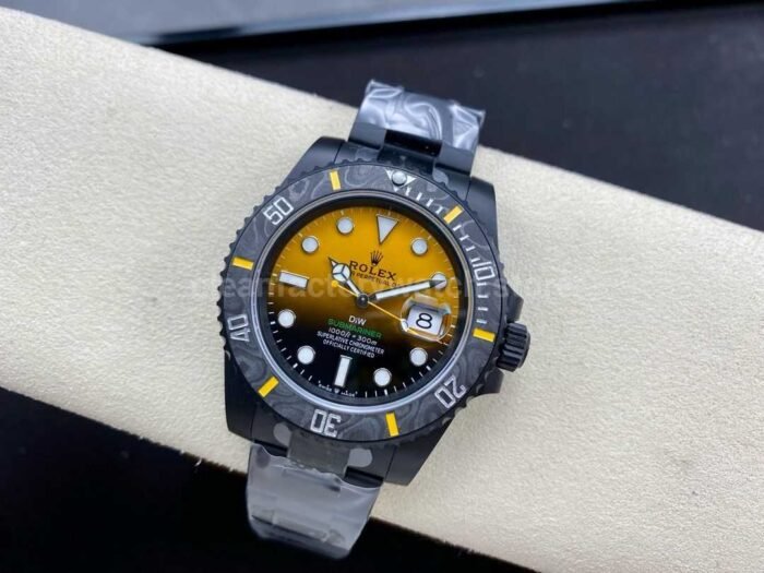 DIW Factory Rolex Submariner Date 116610 Limited Edition 40mm Full 904L Gradient Orange Dial - Image 5