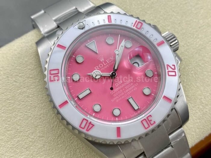 DIW Factory Rolex Submariner Date 116610 Limited Edition 40mm Full 904L Pink Dial - Image 2