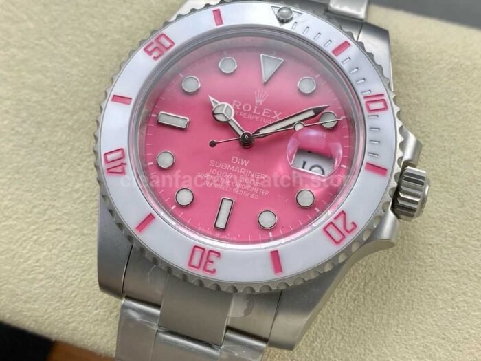 DIW Factory Rolex Submariner Date 116610 Limited Edition 40mm Full 904L Pink Dial - Image 3