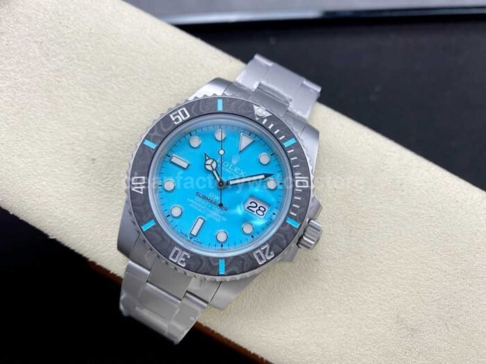 DIW Factory Rolex Submariner Date 116610 Limited Edition 40mm Full 904L Sky Blue Dial - Image 5