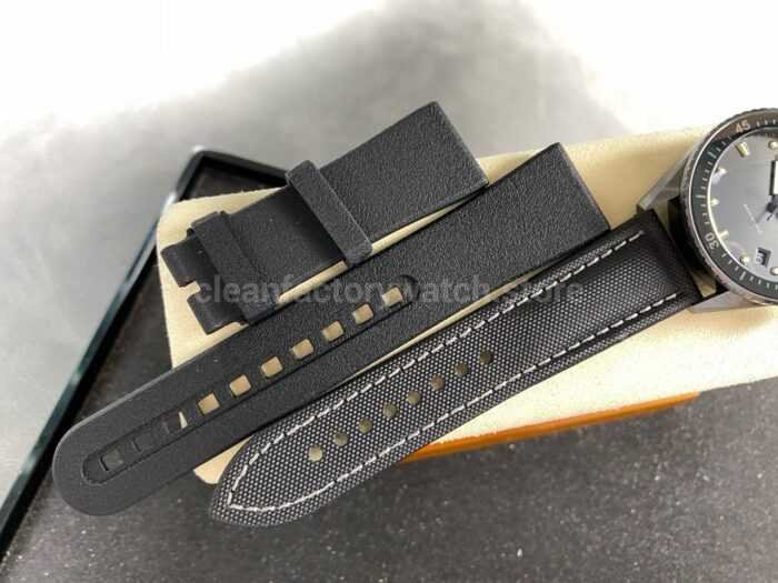 GF Factory Blancpain Fifty Fathoms Bathyscaphe 5000 0130 B52A 43mm Ceramic Textile Strap Black Dial 2 Super Clone Watch,Clean Factory Watch