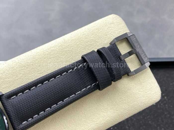 GF Factory Blancpain Fifty Fathoms Bathyscaphe 5000 0153 01S 43mm Ceramic Textile Strap Green Dial 7 Super Clone Watch,Clean Factory Watch