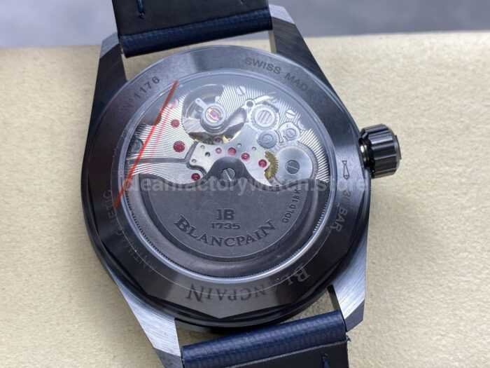 GF Factory Blancpain Fifty Fathoms Bathyscaphe 5000 0240 O52A 43mm Ceramic Textile Strap Blue Dial 6 Super Clone Watch,Clean Factory Watch