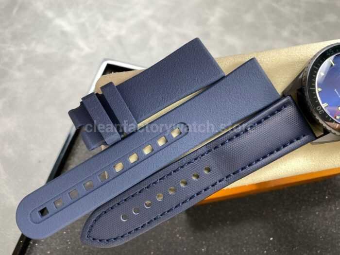 GF Factory Blancpain Fifty Fathoms Bathyscaphe 5000 0240 O52A 43mm Ceramic Textile Strap Blue Dial 7 Super Clone Watch,Clean Factory Watch