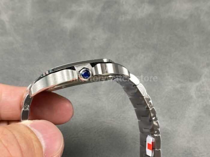 J12 Factory Cartier Santos WSSA0018 39.8mm Roman Numerals Silver Dial 9 Super Clone Watch,Clean Factory Watch
