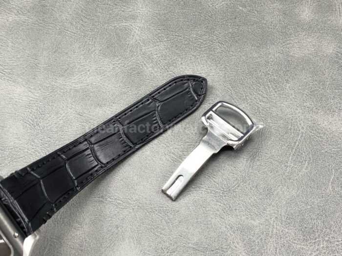 J12 Factory Cartier Santos WSSA0037 39.8mm Roman Numerals Grey Dial 7 Super Clone Watch,Clean Factory Watch