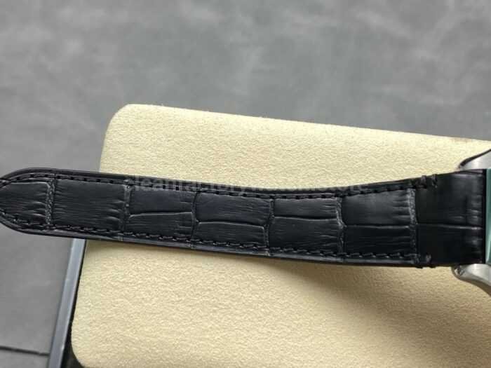 J12 Factory Cartier Santos WSSA0063 35.1mm Leather Strap Roman Numerals Blue Dial 6 Super Clone Watch,Clean Factory Watch