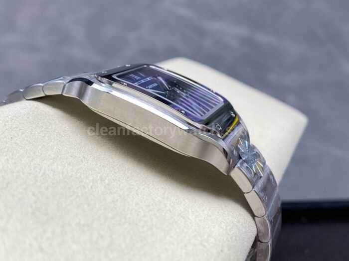 J12 Factory Cartier Santos WSSA0063 39.8mm Roman Numerals Blue Dial 2 Super Clone Watch,Clean Factory Watch
