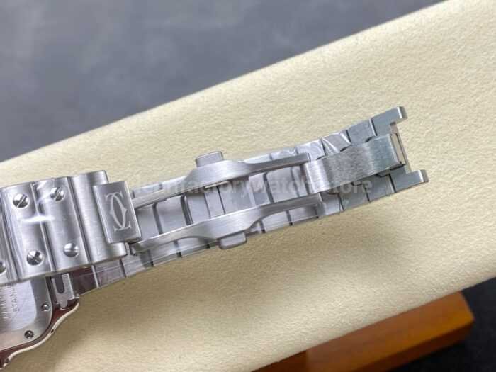 J12 Factory Cartier Santos WSSA0063 39.8mm Roman Numerals Blue Dial 9 Super Clone Watch,Clean Factory Watch