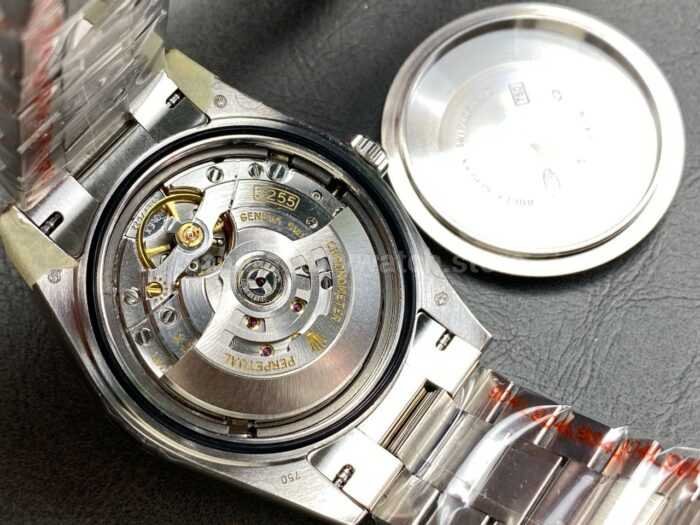KF Factory Counterweight Rolex Day Date 228239 0076 40mm Full White Gold Roman Numer 6 Super Clone Watch,Clean Factory Watch