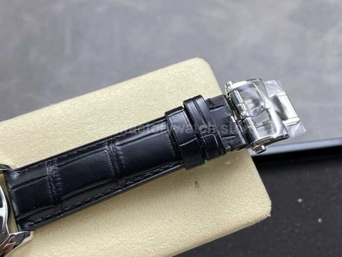 MKS Factory Vacheron Constantin Fiftysix 4600E000A B442 40mm Steel Leather Strap Arabic Numerals Silver Dial 4 Super Clone Watch,Clean Factory Watch