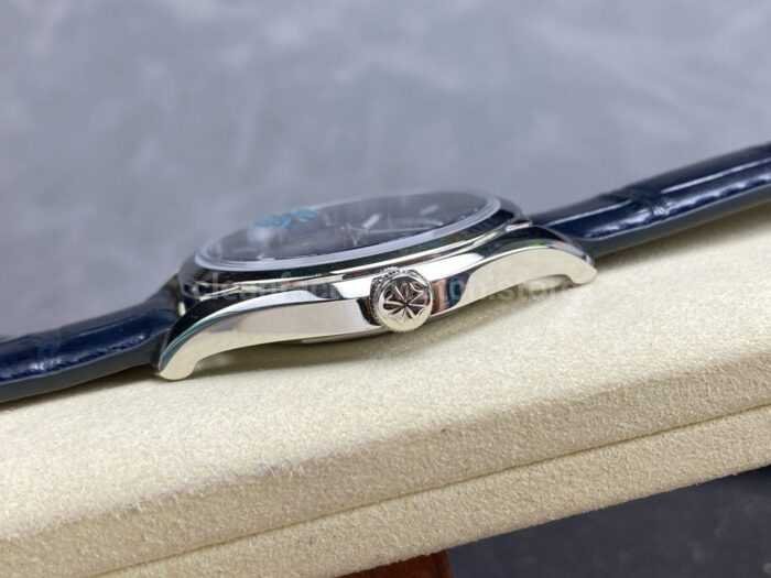 MKS Factory Vacheron Constantin Fiftysix 4600E000A B487 40mm Steel Leather Strap Arabic Nume 4 Super Clone Watch,Clean Factory Watch
