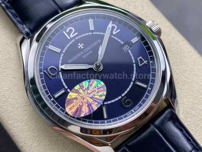 MKS Factory Vacheron Constantin Fiftysix 4600E000A B487 40mm Steel Leather Strap Arabic Nume Super Clone Watch,Clean Factory Watch