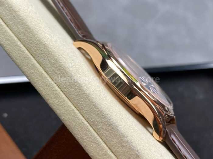 MKS Factory Vacheron Constantin Fiftysix 4600E000R B441 40mm Steel Leather Strap Arabic Numerals Silver Dial 6 Super Clone Watch,Clean Factory Watch