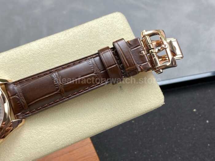 MKS Factory Vacheron Constantin Fiftysix 4600E000R B441 40mm Steel Leather Strap Arabic Numerals Silver Dial 7 Super Clone Watch,Clean Factory Watch