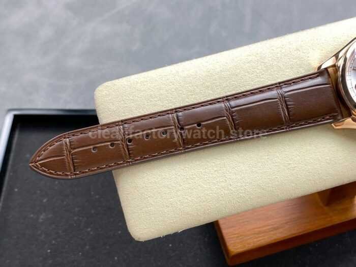 MKS Factory Vacheron Constantin Fiftysix 4600E000R B441 40mm Steel Leather Strap Arabic Numerals Silver Dial 9 Super Clone Watch,Clean Factory Watch