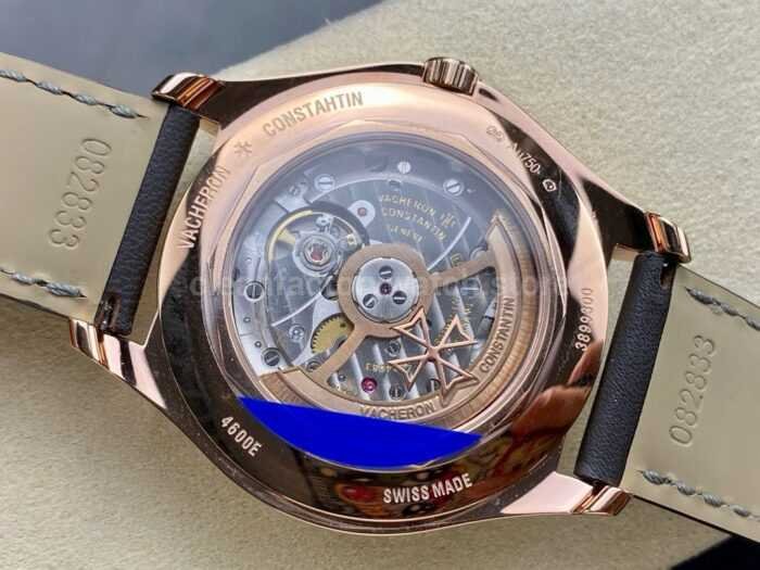 MKS Factory Vacheron Constantin Fiftysix 4600E000R B576 40mm Rose gold Leather Strap Arabic Numerals Brown Dial 6 Super Clone Watch,Clean Factory Watch