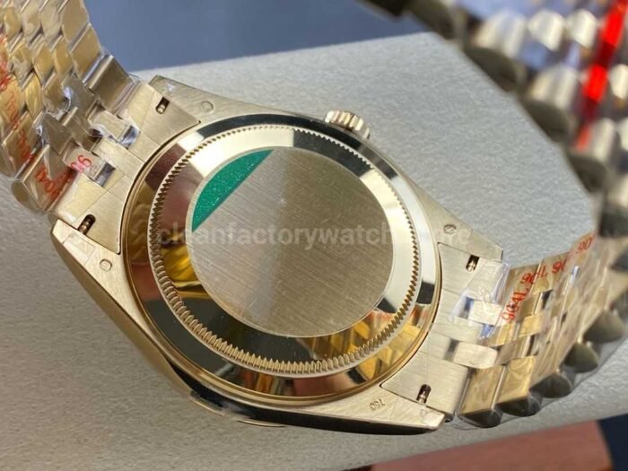 Noob Factory Rolex Sky-Dweller 336938-0005 42mm Full Yellow Gold Black Dial Jubilee - Image 8