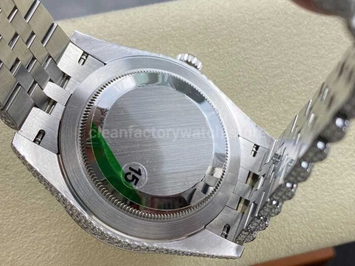 Rolex Datejust 126334 Modified and customized moissanite Full Diamonds - Image 8